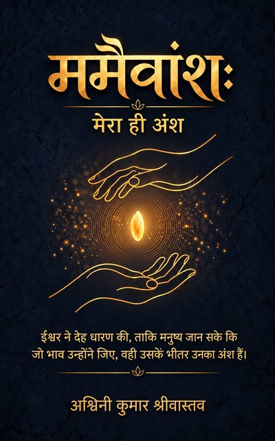 ममैवांशः (मेरा ही अंश) — पुस्तक का कवर